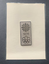 Load image into Gallery viewer, 1976 Montreal Olympics Official Canadian Broadcasters Pin CBC Vintage XXI