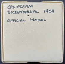 Load image into Gallery viewer, California Bicentennial Bronze Medal in Original Presentation Box US History VTG