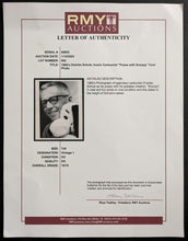 Load image into Gallery viewer, 1960s Howard Schulz Type 1 Photograph Peanuts Snoopy Creator Cartoonist LOA