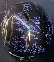 Load image into Gallery viewer, 2019/20 Baltimore Ravens Team Signed x23 Riddell Helmet Beckett Jackson Harbaugh