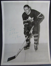 Load image into Gallery viewer, Toronto Maple Leafs Fern Flaman Autographed Turofsky Photo Signed JSA Authentic