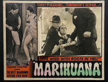 Load image into Gallery viewer, 1936 Very Rare Movie Lobby Card From The Film Marihuana Cult Classic Vintage