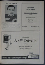 Load image into Gallery viewer, 1960 Winnipeg Stadium CFL Program BC Lions vs Blue Bombers Vintage Football