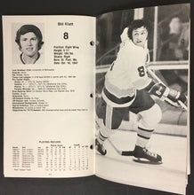 Load image into Gallery viewer, 1974 Minnesota Fighting Saints WHA Media Guide Vtg Hockey Yearbook Walton Cover