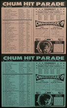 Load image into Gallery viewer, 1964 Full Set 52 Chum Charts Rock N' Roll History Vintage Radio Survey Music