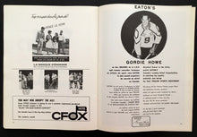 Load image into Gallery viewer, 1967 Montreal Forum Quebec Oldtimers vs Detroit Red Wings Oldtimers VTG Program