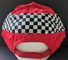 Load image into Gallery viewer, Ferrari Racing Hat Embroidered MotorSports Baseball Cap Stallion Checkered Flag