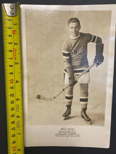 Load image into Gallery viewer, 1927 Vintage NHL New York Rangers Hockey Billy Boyd Photo Rare Early Team Issued