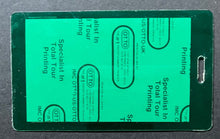 Load image into Gallery viewer, 1982 Grateful Dead Concert Tour All Access Backstage Pass Laminated Vintage