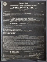 Load image into Gallery viewer, Vintage Three D's 1957 Contract Copy Rock Band