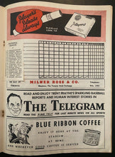 Load image into Gallery viewer, 1950 Vintage MLB Baseball All-Stars Program Maple Leaf Stadium Toronto Rare