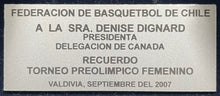 Load image into Gallery viewer, 2007 Authentic Chilean Huaso Spurs Espuelas Team Canada Womens FIBA Championship