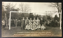 Load image into Gallery viewer, RPPC 1912 Niagara Falls Canada Colonial Football Team Real Photo Postcard Rare
