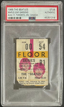 Load image into Gallery viewer, 1966 Maple Leaf Gardens The Beatles Slabbed Concert Ticket Authenticated PSA