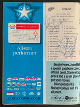 Load image into Gallery viewer, Maple Leaf Gardens NHL Old Timers Game Program Autographed Lineup Page x6 Howe