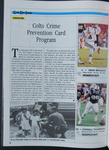 Load image into Gallery viewer, 1991 Hoosier Dome NFL Program Indianapolis Colts vs NY Jets Dickerson - George