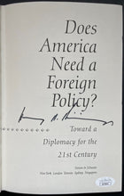 Load image into Gallery viewer, 2001 Henry Kissinger Signed Hard Cover Book JSA Autographed