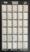 Load image into Gallery viewer, 1992-93 Hamilton Canucks Uncut Player Trading Card Sheet American Hockey League