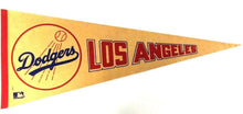 Load image into Gallery viewer, Vintage Los Angeles Dodgers MLB Baseball Pennant Full Size 29"