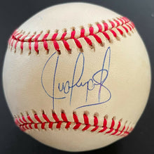Load image into Gallery viewer, Juan Gonzalez Autographed Signed American League Rawlings Baseball MLB JSA COA