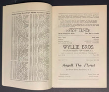 Load image into Gallery viewer, 1929 Rhode Island Reds Can-Am Hockey Program vs Philadelphia Arrows Unscored
