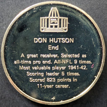 Load image into Gallery viewer, 1972 Don Hutson Pro Football Hall Of Fame Medal Franklin Mint 1 Troy Oz. NFL