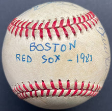 Load image into Gallery viewer, 1987 Boston Red Sox Team Signed Baseball x12 Autographs Boggs HOF MLB Rawlings