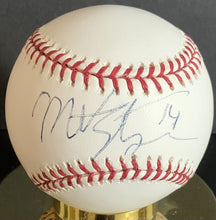 Load image into Gallery viewer, Matt Stajan Autographed Signed MLB Baseball Former NHL Toronto Maple Leaf JSA