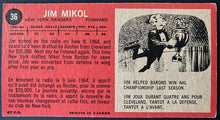 Load image into Gallery viewer, 1964-65 Vintage New York Rangers Jim Mikol Topps Tallboy NHL Hockey Card