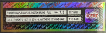 Load image into Gallery viewer, 2016 100th Season Toronto Maple Leafs Auston Matthews 1st Home GameTicket iCert