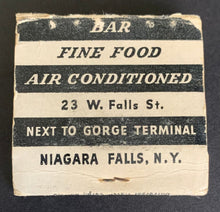 Load image into Gallery viewer, 1934-35 Boston Bruins NHL Max Kaminsky Niagara Falls NY Bar Restaurant Matches