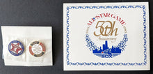 Load image into Gallery viewer, 1983 MLB All Star Game Commissioner's Lunch Invite + 50th Anniversary Pins VTG