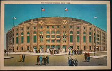 Load image into Gallery viewer, 1920's Yankee Stadium MLB Baseball Postcard Home Of The New York Yankees Unused