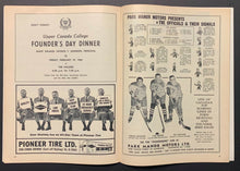 Load image into Gallery viewer, 1966 Maple Leaf Gardens Upper Canada College Hockey Night Program Bill Hewitt