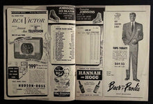 Load image into Gallery viewer, 1949 Chicago Stadium Hockey Program New York Rangers vs Chicago Blackhawks NHL