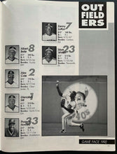 Load image into Gallery viewer, 1992 Cleveland Indians Baseball Program Thomas Howard Autographed Signed Cover