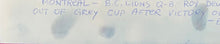 Load image into Gallery viewer, CFL Grey Cup 1985 Roy Dewalt Vintage Original Football Photo Alouettes Lions