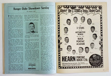 Load image into Gallery viewer, 1967 Maple Leaf Gardens Terry Sawchuk 99th Shutout Game Program Armstrong Howe