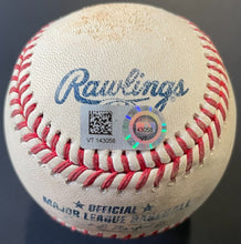 Load image into Gallery viewer, May 16, 2022 Atlanta Braves At Milwaukee Brewers Game Used Baseball MLB Holo
