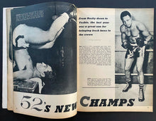 Load image into Gallery viewer, 1953 Boxing Ring World Magazine May Issue Top 10 Contenders Randy Turpin