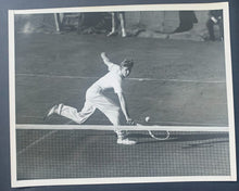 Load image into Gallery viewer, Vintage Circa 1940s Don Budge First Tennis Superstar Action B&W 8x10 Photo