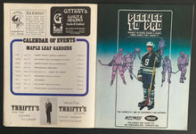 Load image into Gallery viewer, Maple Leaf Gardens NHL Old Timers Game Program Autographed Lineup Page x6 Howe