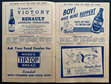 Load image into Gallery viewer, 1942 New York Yankees MLB Baseball Program vs Philadelphia Athletics DiMaggio