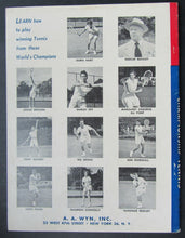 Load image into Gallery viewer, 1954 How To Play Championship Tennis By Hoad Trabert Sexias Mulloy Rosewall