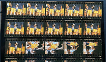 Load image into Gallery viewer, 1992-93 NCAA Men's Basketball Michigan Wolverines Contact Sheet Chris Webber LOA
