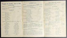 Load image into Gallery viewer, 1932 Xth Olympiad Los Angeles Summer Olympic Day Program Percy Williams Vintage