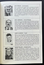 Load image into Gallery viewer, 1978-79 OHA Jr B Hockey Program Pickering Arena Panthers Host Oshawa Legionaires