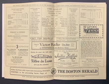Load image into Gallery viewer, 1930-31 Philadelphia Quakers Boston Bruins NHL Hockey Program Eddie Shore Rare