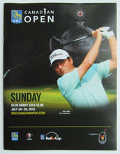 Load image into Gallery viewer, 2015 Glen Abbey Canadian Open Golf Tournament Program Sunday Pairing - Jason Day