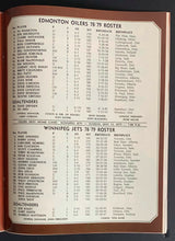 Load image into Gallery viewer, 1979 Edmonton Coliseum NHL Hockey Program WHA Championship Avco Cup Final Game 1